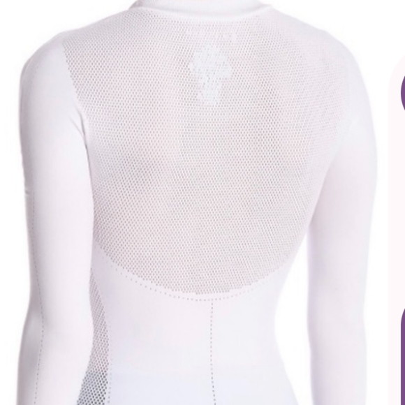 NWT MSRP $98 Free People Honeycomb Pullover in White Women's Size Large - Picture 3 of 3